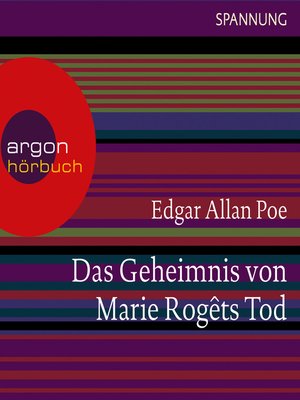 cover image of Das Geheimnis von Marie Rogêts Tod